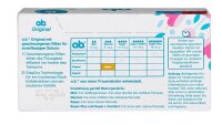 o.b. Tampons Original Normal für mittlere/stärkere Periode, 32 St.