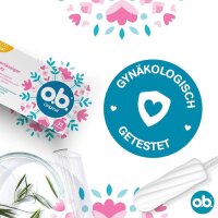 o.b. Tampons Original Normal für mittlere/stärkere Periode, 32 St.