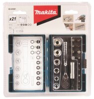 makita Bit-Set B-54081, 21-teilig