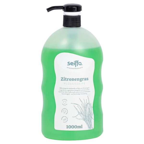 seiffa.® Zitronengras Flüssigseife 1,0 l