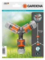 GARDENA Wasserverteiler-Set für Gartenschlauch Abzweig-Satz 18287-20 13 mm (1/2 Zoll), 15 mm (5/8 Zoll) Wasseranschluss, 1 St.