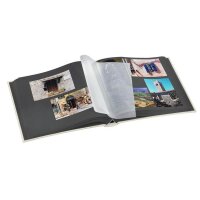 hama Fotoalbum Fine Art neutral 30,0 x 30,0 cm, 100 schwarze Seiten