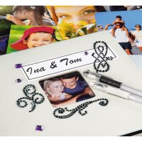 hama Fotoalbum Fine Art neutral 30,0 x 30,0 cm, 100 schwarze Seiten