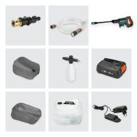 GARDENA AquaClean 24/18V P4A Akku-Druckreiniger 18,0 V, mit 1 Akku