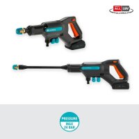 GARDENA AquaClean 24/18V P4A Akku-Druckreiniger 18,0 V, mit 1 Akku