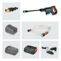 GARDENA AquaClean 24/18V P4A Akku-Druckreiniger 18,0 V, mit 1 Akku