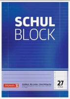 BRUNNEN Collegeblock Lineatur 27 liniert DIN A4 Innen-...