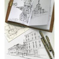 Sakura Pigma Micron Fineliner-Set farbsortiert 0,25 mm, 6 St.