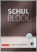 BRUNNEN Collegeblock Premium Lineatur 8f rautiert DIN A4...