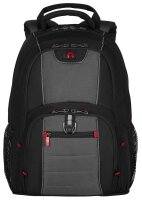 WENGER Laptop-Rucksack Pillar Kunstfaser schwarz/grau...