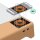 SIGEL Monitorständer Smartstyle USB silber/holzfarben
