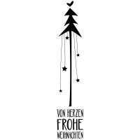 Rayher von Herzen frohe Weihnachten Motivstempel...
