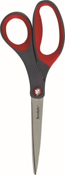 Scotch Papierschere 1448 grau-rot 20,0 cm