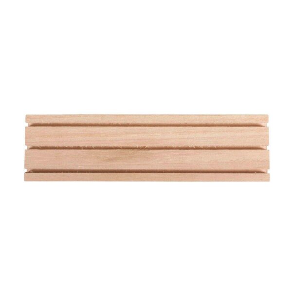Rayher Bastelholz natur Holz Setzleiste mit 3 Rillen