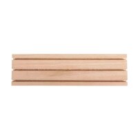 Rayher Bastelholz natur Holz Setzleiste mit 3 Rillen