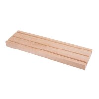 Rayher Bastelholz natur Holz Setzleiste mit 3 Rillen