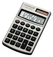 OLYMPIA LCD-1110 Taschenrechner silber