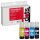 dots  schwarz, cyan, magenta, gelb Tintenflaschen kompatibel zu EPSON 102 (T03R640), 4er-Set