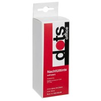 dots  schwarz Tintenflasche kompatibel zu EPSON 105 (T00Q1)
