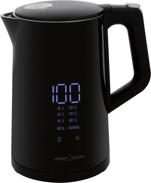 CLATRONIC Wasserkocher PC-WKS 1243 schwarz 1,7 l 2200 W