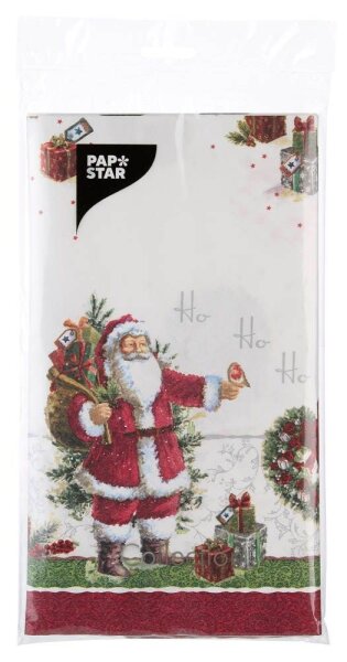 PAPSTAR Tischdecke HoHoHo 85055 mehrfarbig 1,8 x 1,2 m