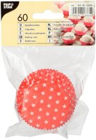 60 PAPSTAR Muffinförmchen Sterne & Elche (farbsortiert) Ø 5,0 cm
