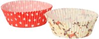 60 PAPSTAR Muffinförmchen Sterne & Elche (farbsortiert) Ø 5,0 cm