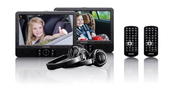 Lenco DVP-939 tragbarer DVD-Player WVGA, 22,86 cm (9,0 Zoll)