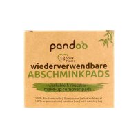 pandoo Abschminkpads waschbar 1-lagig weiß, 18 St.