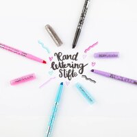 DEPESCHE TOPModel Handlettering-Set farbsortiert, 4 St.