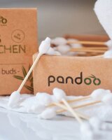 pandoo Wattestäbchen Baby weiß, 55 St.