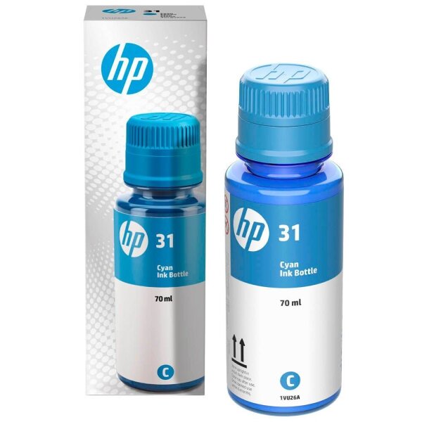 HP 31(1VU26AE) cyan Tintenflasche
