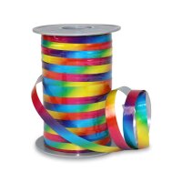 PRÄSENT Geschenkband POLY RAINBOW einseitig...
