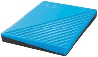 Western Digital My Passport 2 TB externe HDD-Festplatte blau, schwarz