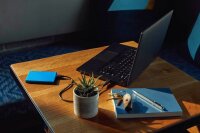 Western Digital My Passport 2 TB externe HDD-Festplatte blau, schwarz
