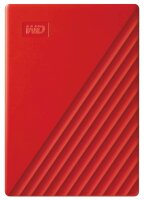 Western Digital My Passport 4 TB externe HDD-Festplatte rot, schwarz