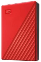Western Digital My Passport 4 TB externe HDD-Festplatte rot, schwarz
