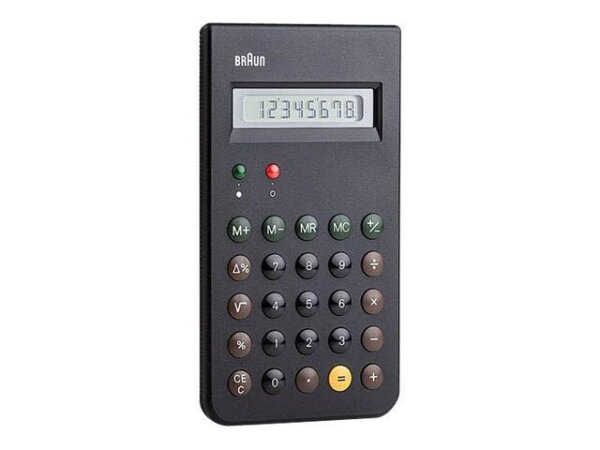 BRAUN BNE 001 BK Taschenrechner schwarz
