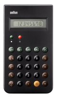 BRAUN BNE 001 BK Taschenrechner schwarz