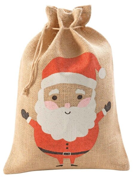 folia Nikolausbeutel Weihnachtsmann mittel 25,0 x 35,0 cm