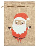 folia Nikolausbeutel Weihnachtsmann mittel 25,0 x 35,0 cm