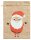 folia Nikolausbeutel Weihnachtsmann mittel 25,0 x 35,0 cm