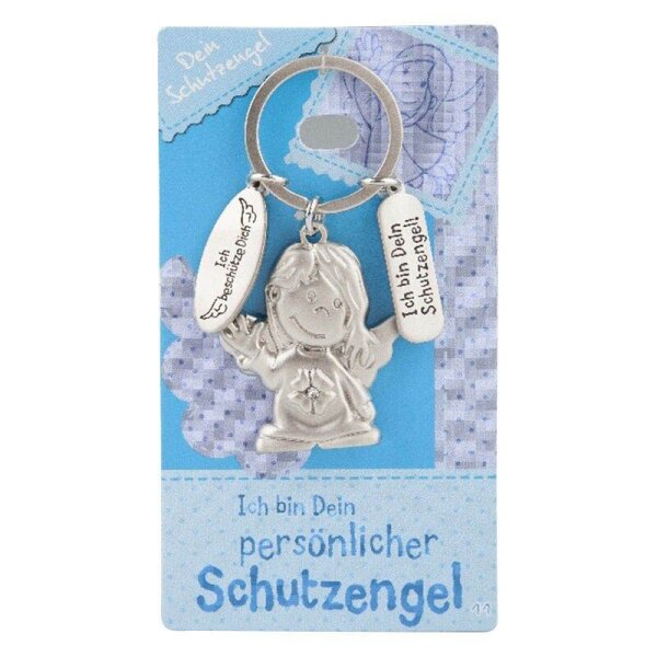 DEPESCHE Schlüsselanhänger 011 Schutzengel silber