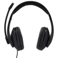 hama HS-USB300 USB-Headset schwarz