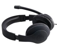hama HS-USB300 USB-Headset schwarz