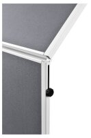 Legamaster Moderationswand ECONOMY 120,0 x 150,0 cm grau