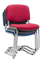 Nowy Styl Besucherstühle Iso Swing ISO SWING CHROM C29 bordeaux Stoff, 2 St.