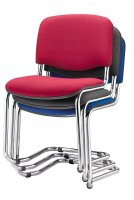 Nowy Styl Besucherstühle Iso Swing ISO SWING CHROM C29 bordeaux Stoff, 2 St.
