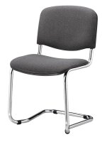 Nowy Styl Besucherstühle Iso Swing ISO SWING CHROM C38 anthrazit Stoff, 2 St.