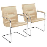 Nowy Styl Besucherstühle Rumba RUMBA CHROM V46 beige...